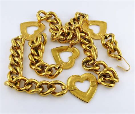 ysl heart chain